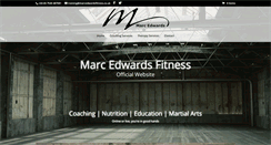 Desktop Screenshot of marcedwardsfitness.co.uk