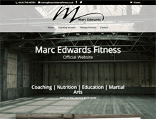 Tablet Screenshot of marcedwardsfitness.co.uk